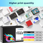 OFFICENTER 10 Bottles 522 Ink Refill Bottles for Ecotank ET-2800 ET-2720 ET-2803 ET-4700 (additional view 4)