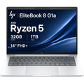 HP EliteBook 8 G1a Laptop, 14" FHD+, AMD Ryzen 5 230, 32GB DDR5, 1TB SSD