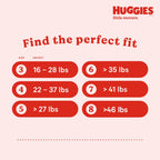 Huggies Little Movers Diapers Size 8, 76 Count (2 Packs of 38) (Pack of 76)