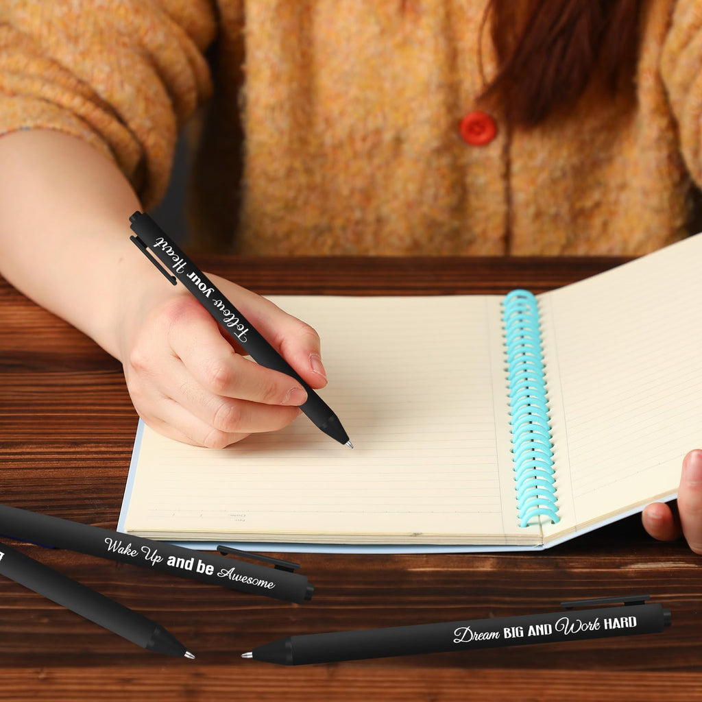 Sayglossy Pens Christian Pens Bulk - Black / Motivational view 4