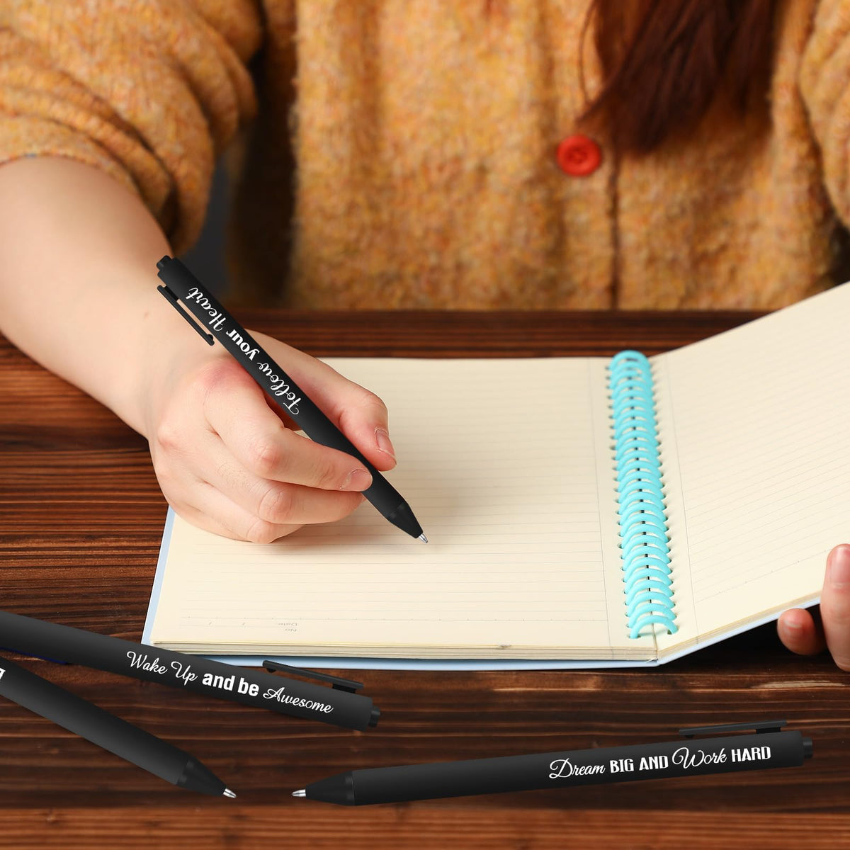 Sayglossy Pens Christian Pens Bulk - Black / Motivational view 4