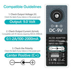 9V Power Adapter Charger Cord for Medela Pump in Style Advanced #9207010 (additional view 2)