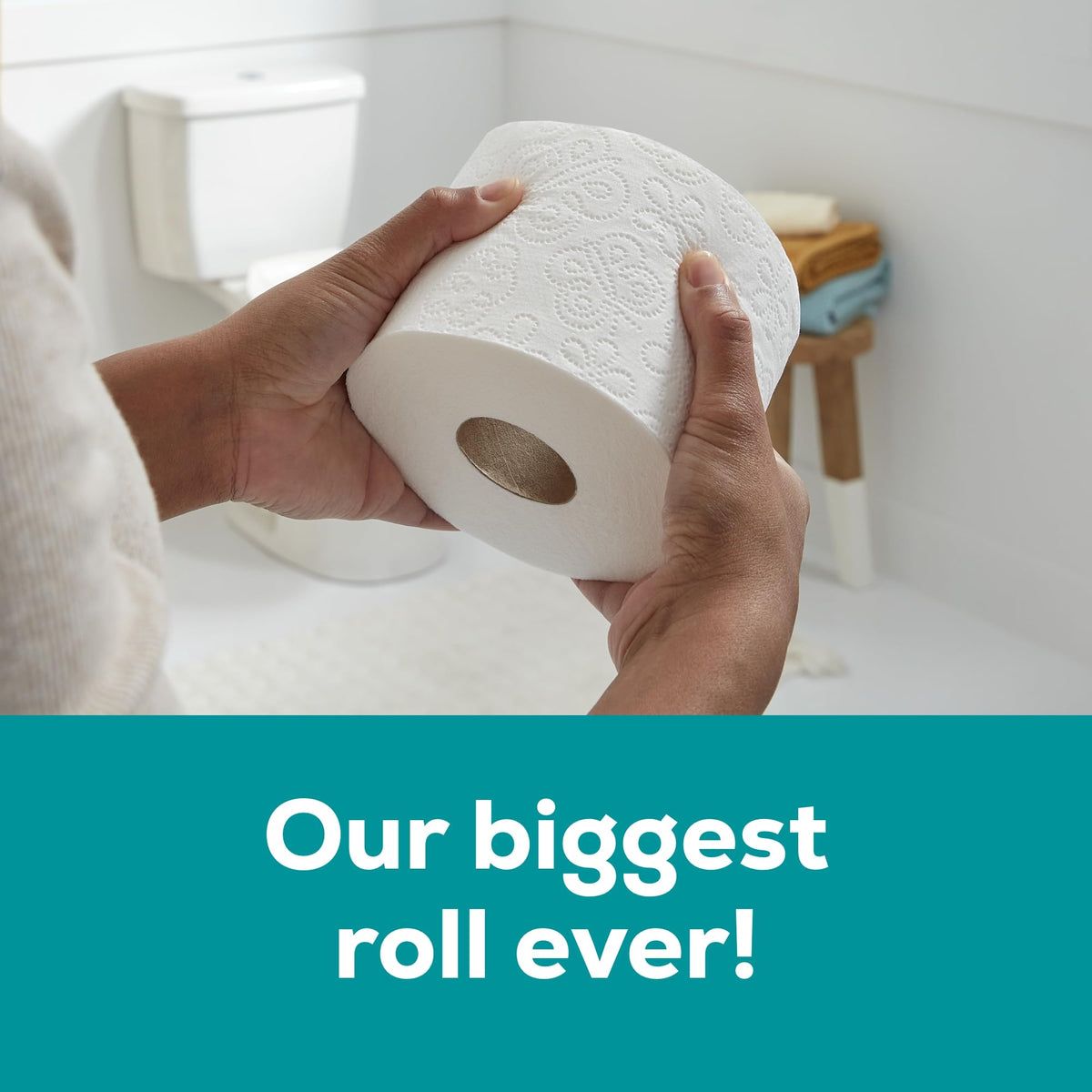 Angel Soft Toilet Paper, 6 Mega XL Rolls = 36 Regular Rolls, Soft and Strong Toilet Tissue (additional view 1)