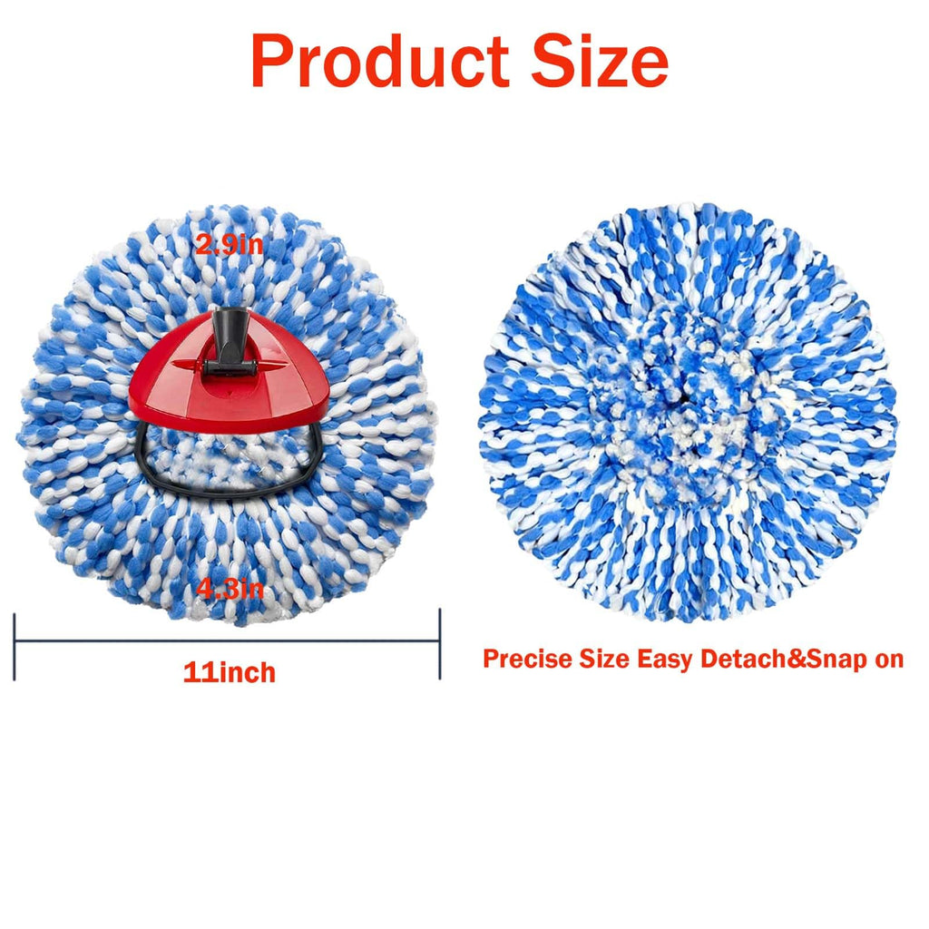 Mop Replace Heads Compatible for OCeda - 2 Count (Pack of 1) view 1