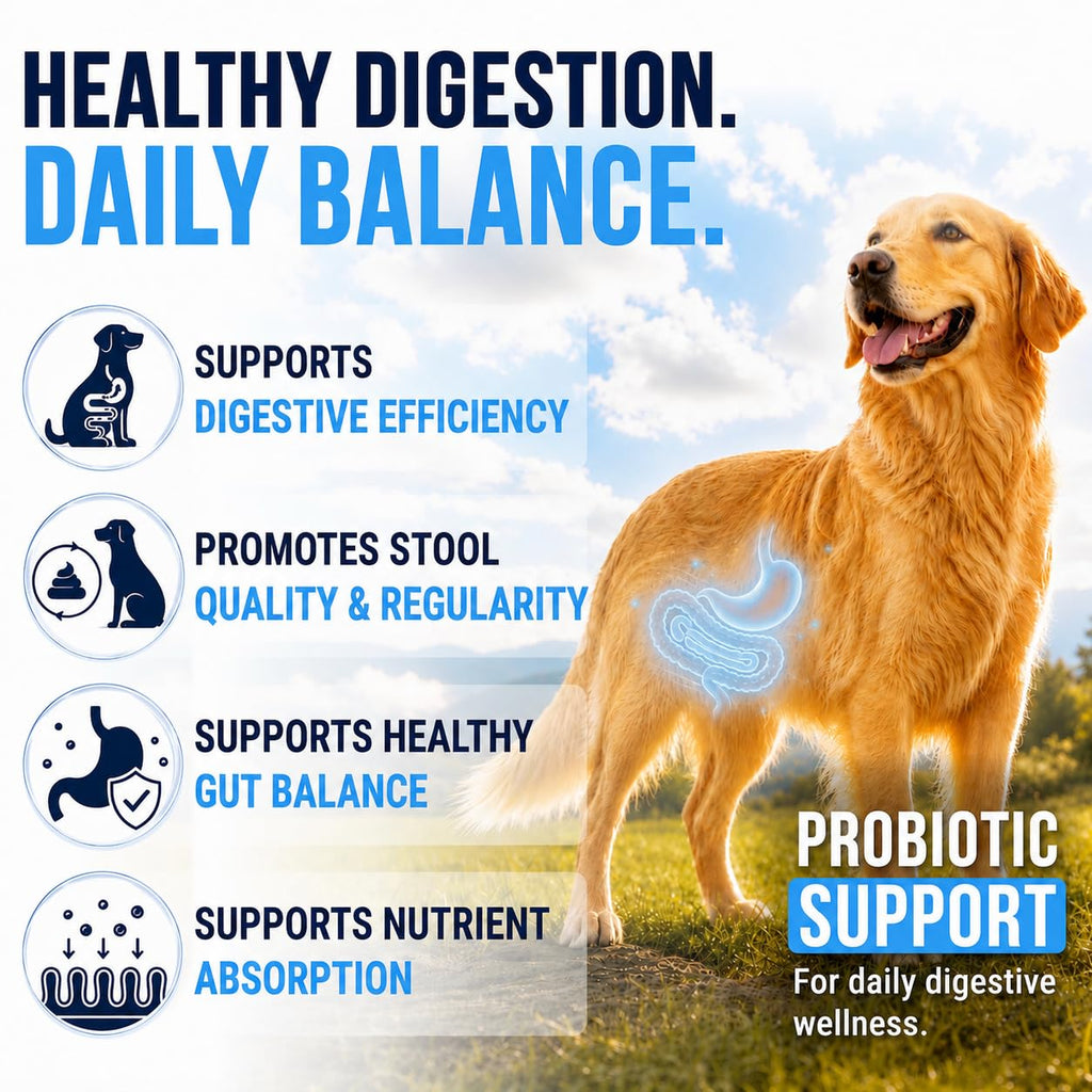 Vet Promise Probiotics for Dogs - Dog Probiotics with Digestive Enzymes, Soft Chews (PRBVP-70)