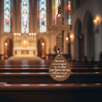 Cross for Car Mirror Hanging Christian Gifts for Men