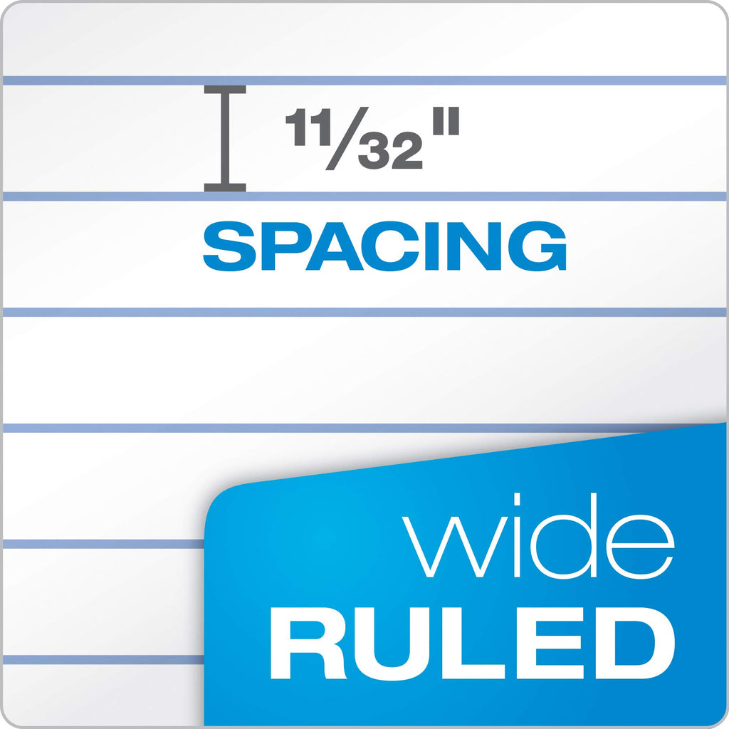 Oxford Filler Paper, 8 x 10-1/2 Inch Wide Ruled Paper, 3 Hole Punch, Loose Leaf Notebook Paper for 3 Ring Binders, 500