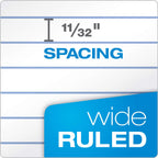Oxford Filler Paper, 8 x 10-1/2 Inch Wide Ruled Paper, 3 Hole Punch, Loose Leaf Notebook Paper for 3 Ring Binders, 500