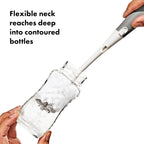 OXO Tot Baby Bottle Brush with Nipple Cleaner, – Gray (62122400T3)