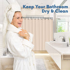 No Smell Shower Curtain Liner 72x72