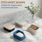 AIMAIAIMAI Travel Soap Case, Compact Silicone Travel Soap
