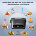 SOHIDA Cordless Heated & Electric Lunch Box for Adults (BX60)