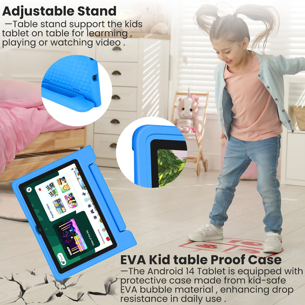 Iconiotk Tablet 10.1 inch Android 64GB – Blue