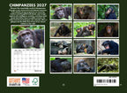 Chimpanzee Calendar 2027 Monthly Wall Calender 12 Month (additional view 1)