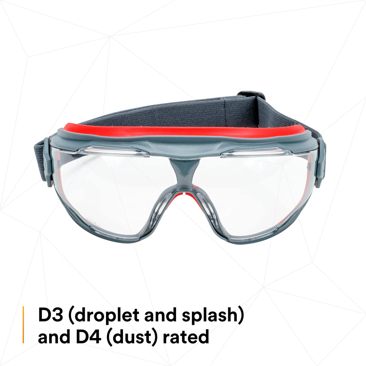 3M Safety Goggles, GoggleGear 500 Series, Scotchgard Anti-Fog Clear Lens (additional view 8)