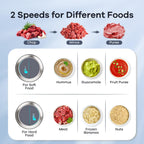 Ganiza Food Processors with 2 Bowls, 450W Meat Grinder Vegetable Chopper