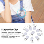 25mm Round Pacifier Clips, Suspender Snaps, DIY Clothes Accessories, for Making Pacifier (additional view 1)