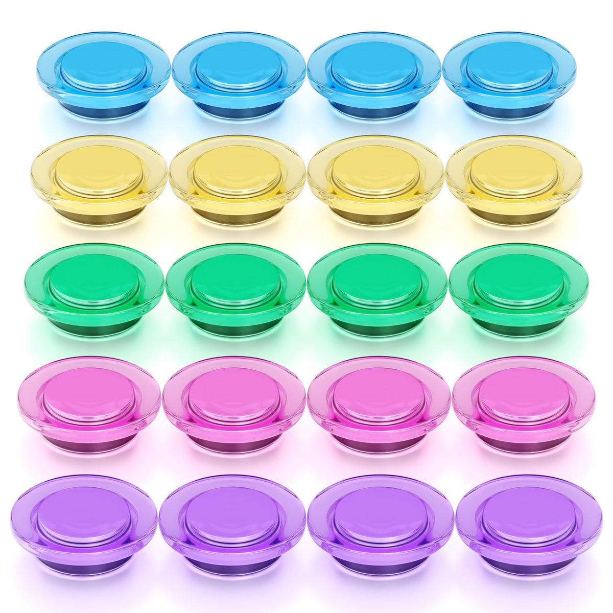 Grtard Magnets for Whiteboard, Round Fridge Magnets