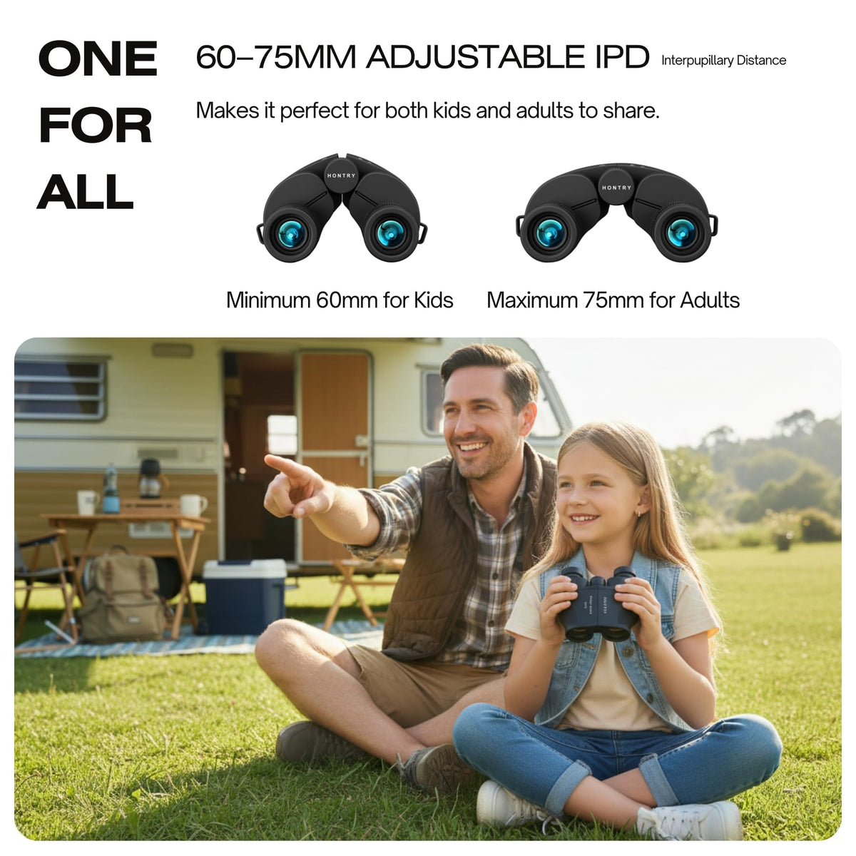 Hontry 12x25 Compact Binoculars