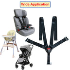Universal 5 Point Seat Chest Harness with Locking Buckle Adjustable Straps Replacement (additional view 5)