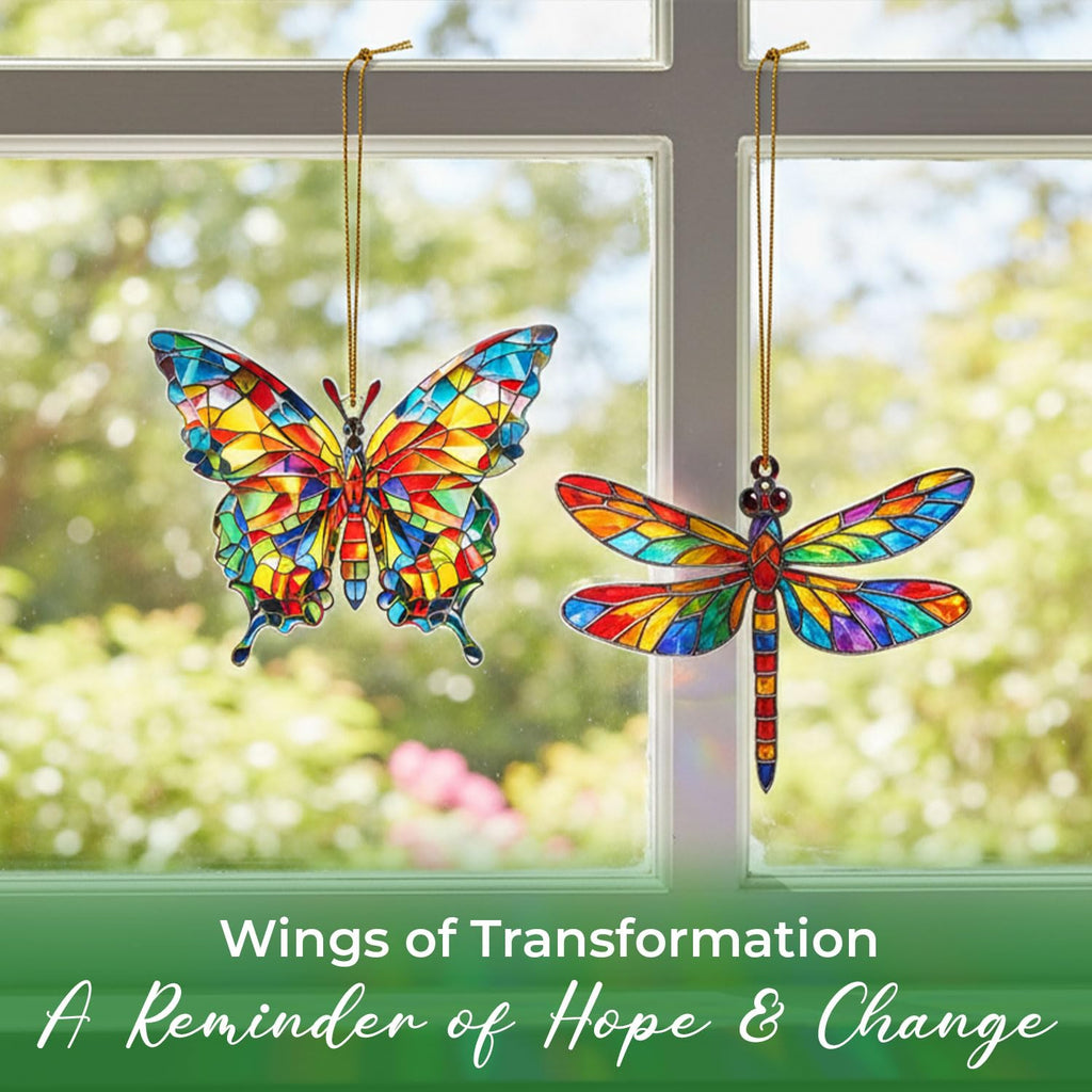 LHHungSoul Butterfly and Dragonfly Ornament