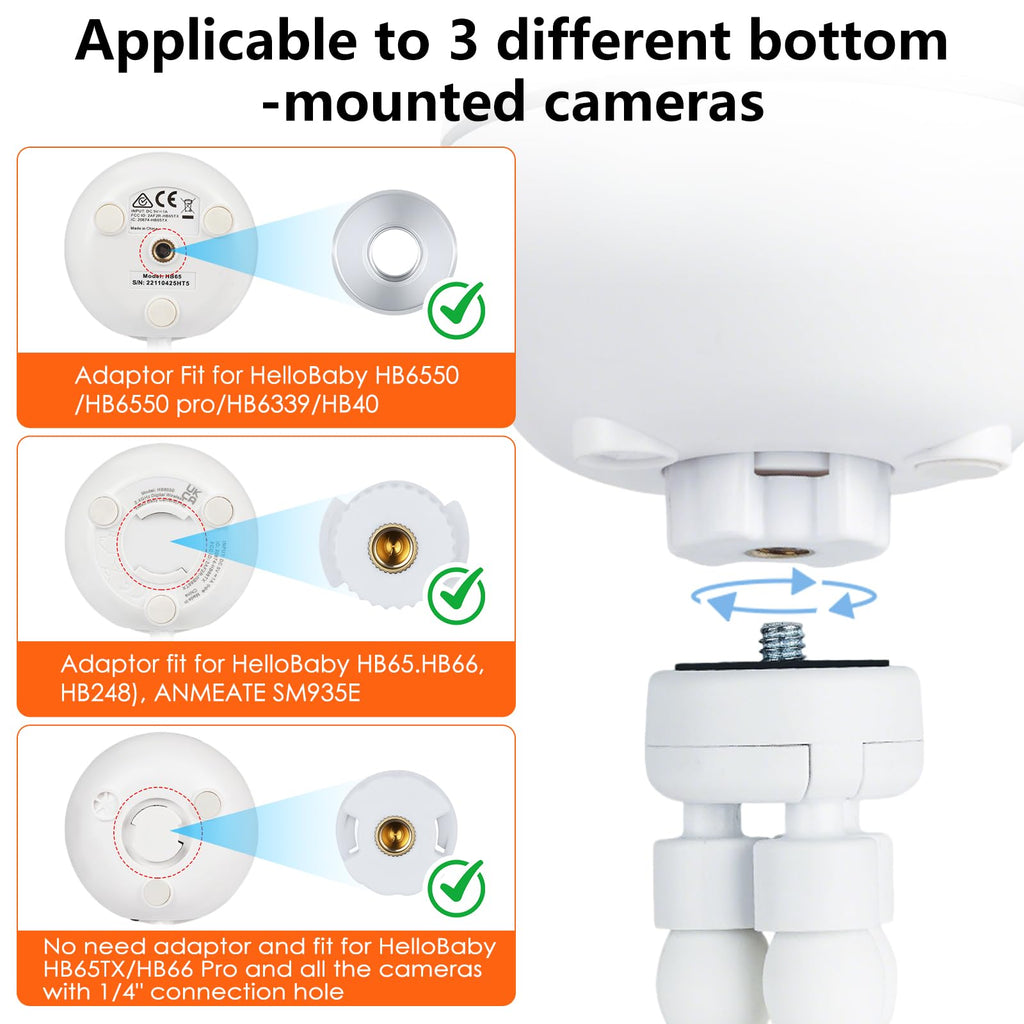 Baby Monitor Mount - Pure White view 3