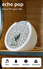 Amazon Echo Pop (newest model) - Mexico (White) view 1