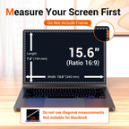 gopupu 2 Pack Blue Light Screen Protector Anti Blue Light and Glare - 15.6inch view 1