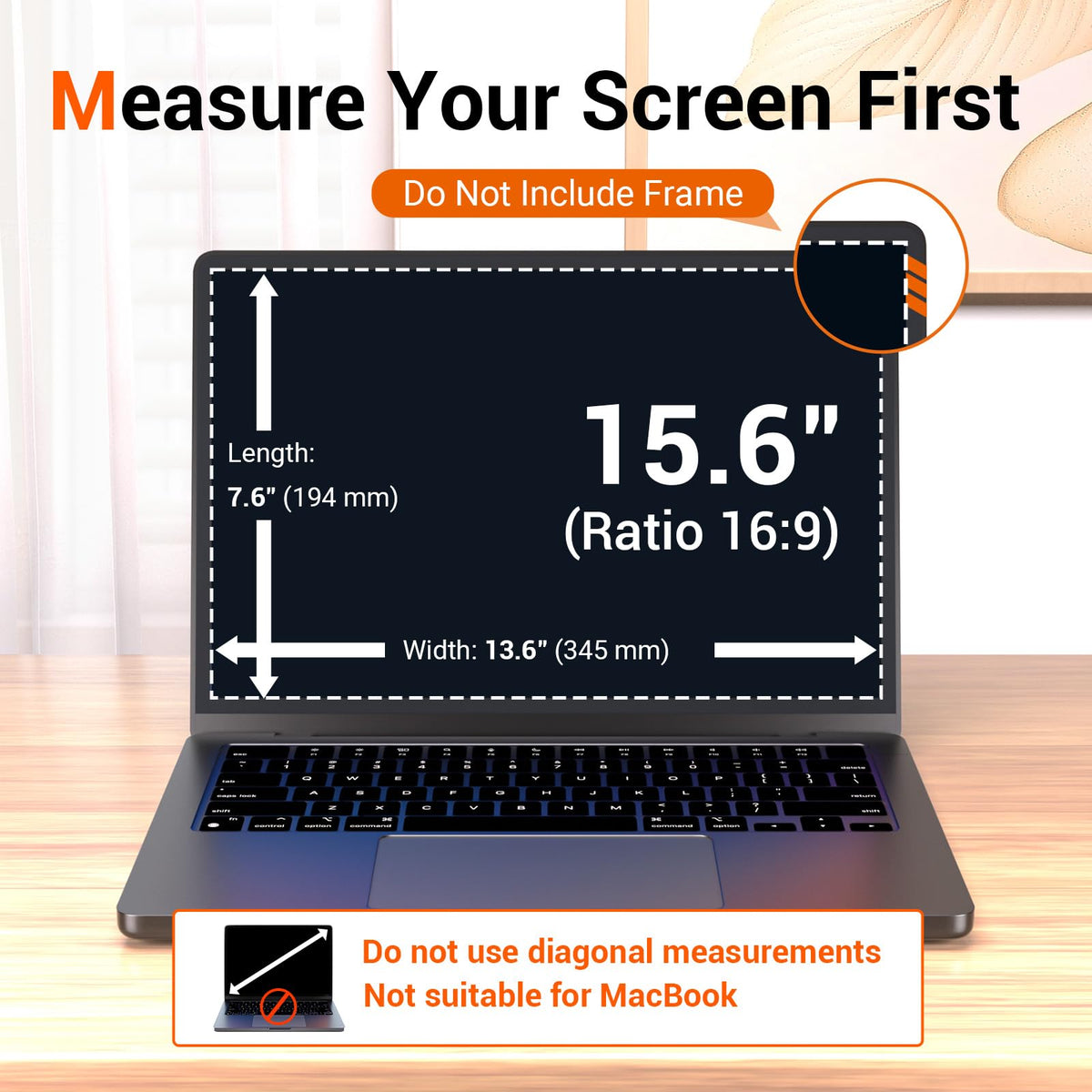 gopupu 2 Pack Blue Light Screen Protector Anti Blue Light and Glare - 15.6inch view 1