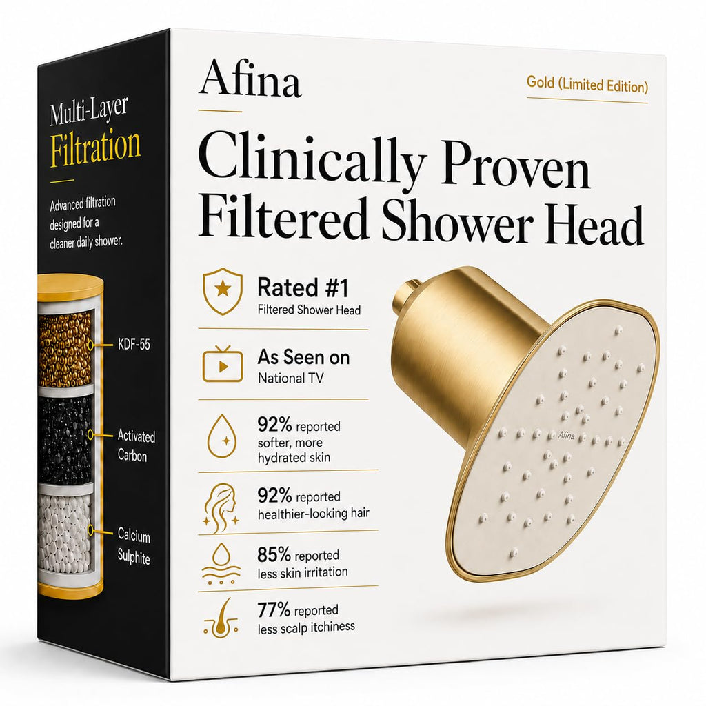 Afina Filtered Shower Head, High Pressure Rainfall