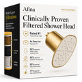 Afina Filtered Shower Head, High Pressure Rainfall