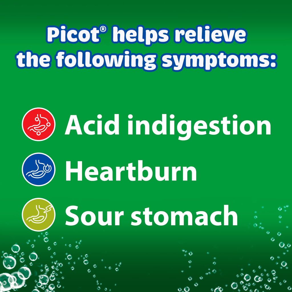SAL DE UVAS PICOT Effervescent Antacid Powder, 24 Packets (3 Boxes x 8) (Pack of 3)