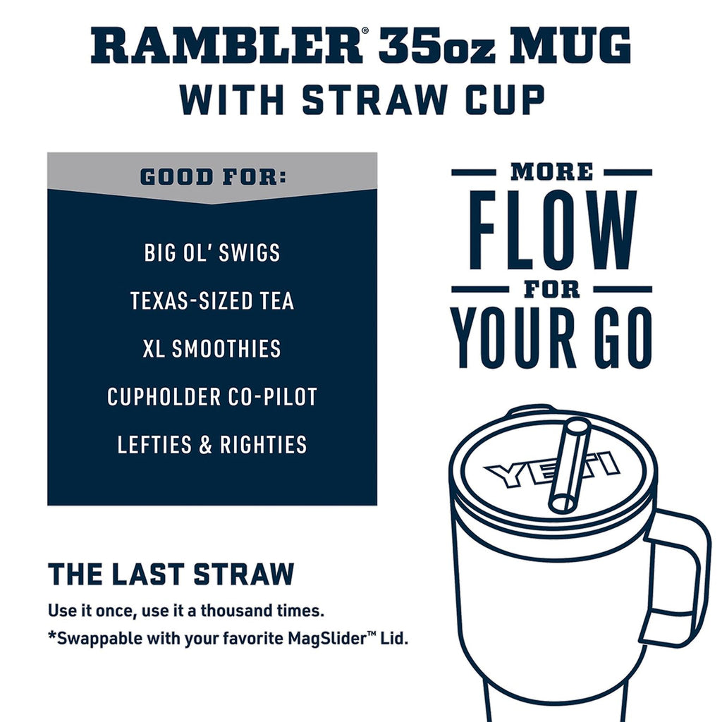 YETI Rambler 35 oz Straw Mug, Wild Vine Red (additional view 2)