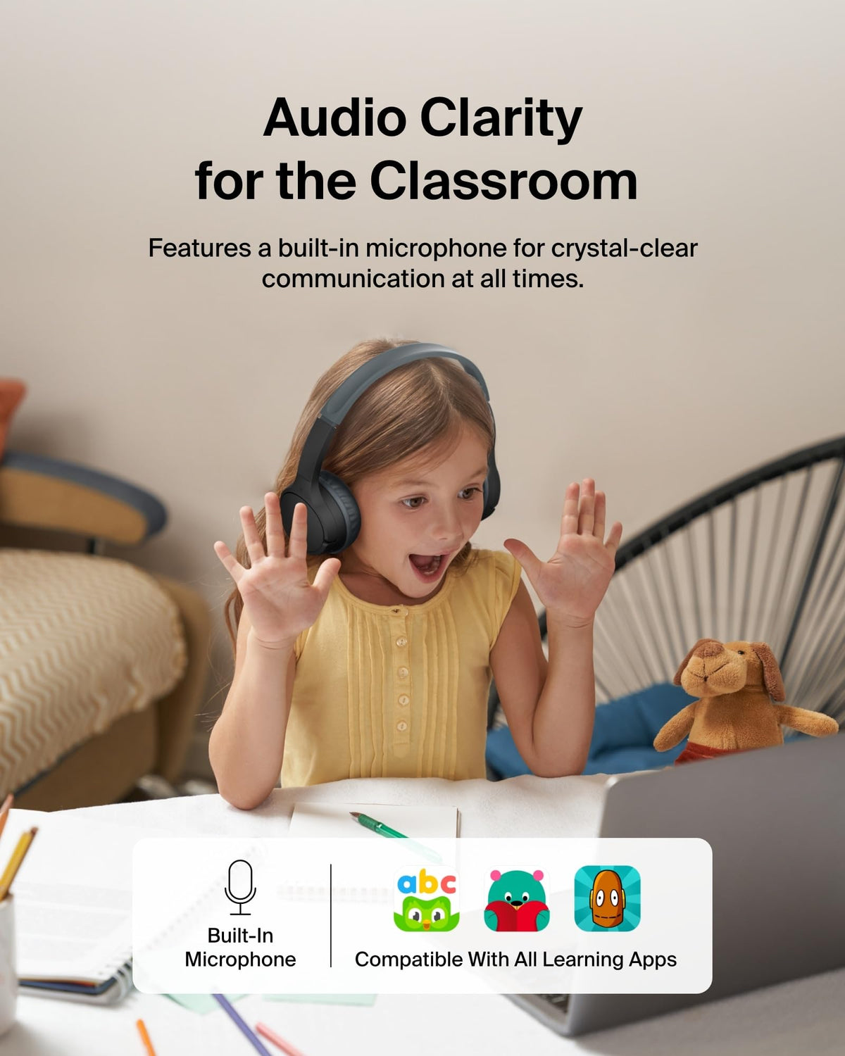 Belkin SoundForm Mini Kids On-Ear Headphones - view 12