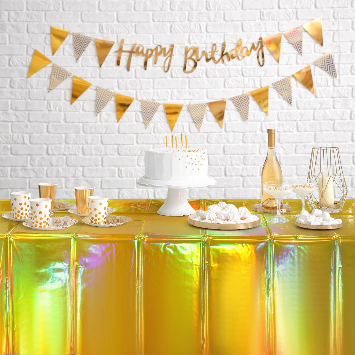 Funny Laser Tablecloth - Gold / 1 view 5