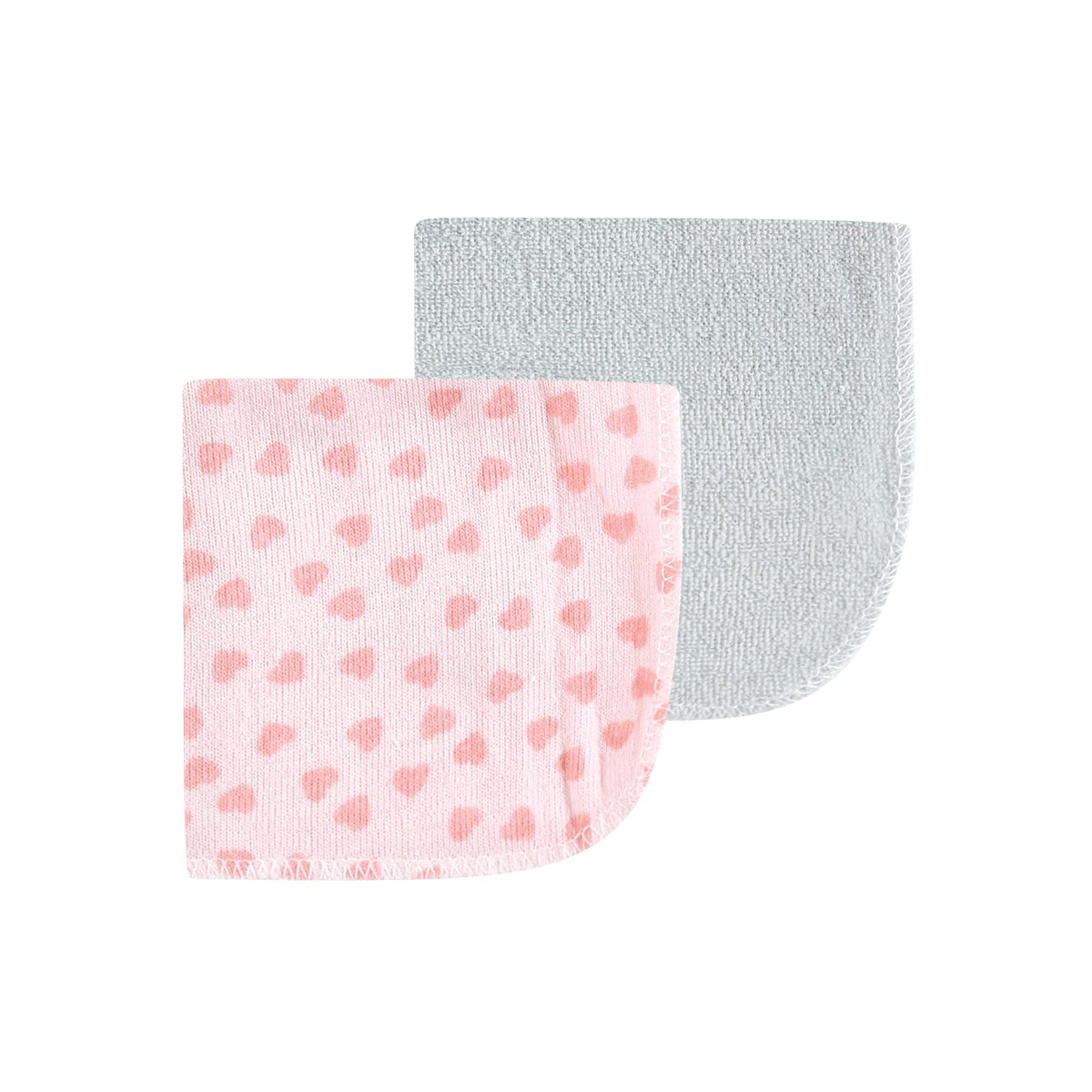 Luvable Friends Unisex Baby Cotton Rich Washcloths - Girl Basic Elephant view 5