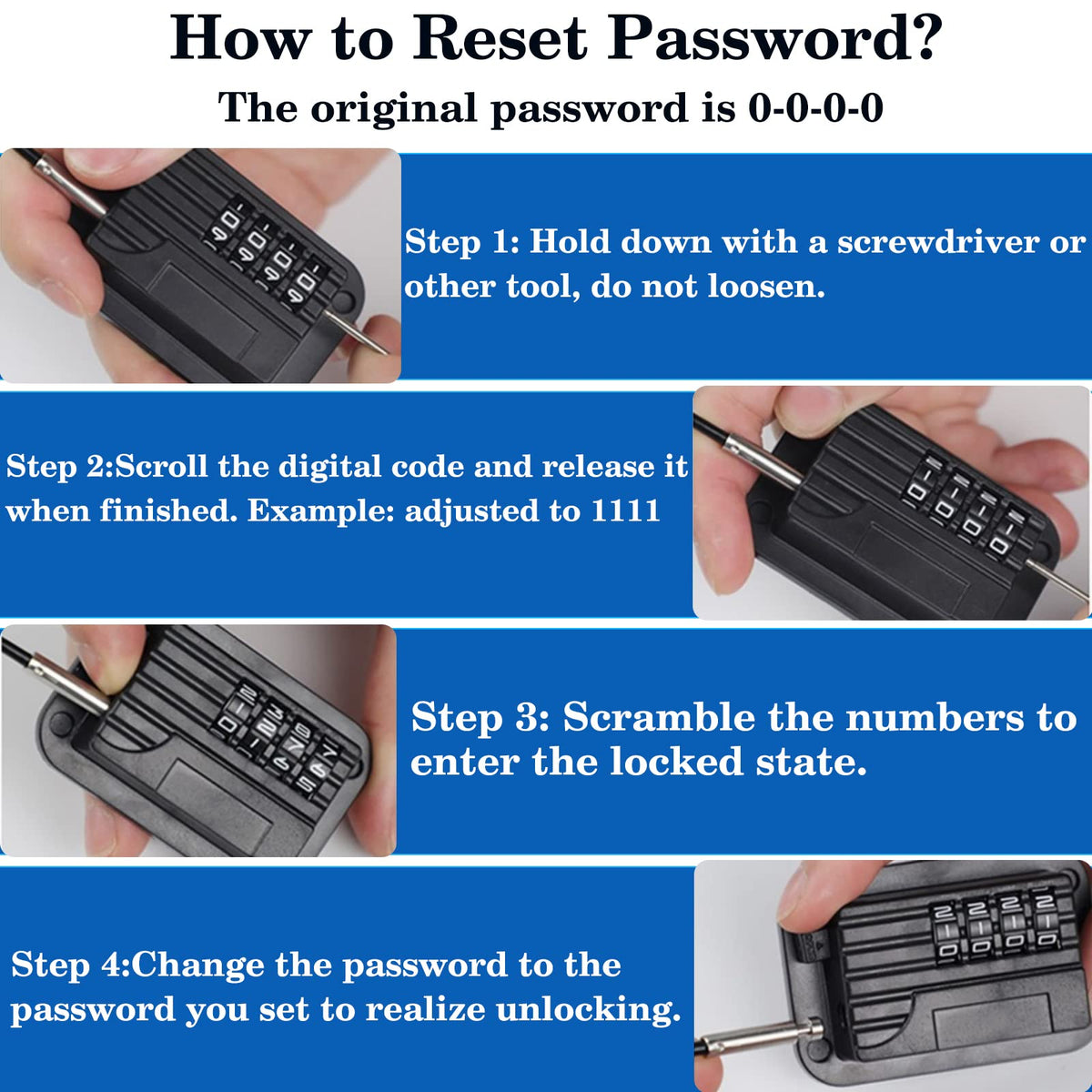 WILNIRY Fridge Lock with Code - view 12
