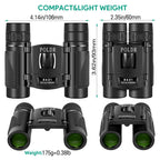 POLDR 8x21 Small Compact Binoculars for Adults, Travel Hiking Essentials (8x21-Black)
