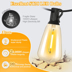 Brightever Outdoor String Lights