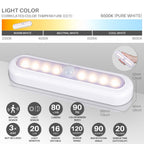 STAR-SPANGLED 7” Motion Sensor Lights Indoor AAA Battery, 3 Pack Warm – White (XGCL-22A)
