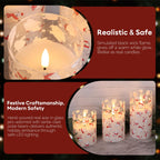 Eywamage Glass Flameless Candles with Remote - Bear view 1