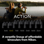 Nikon Action 10x42 Binocular | Multilayer-Coated Nikon Optics, Bright, Wide View, 10x (additional view 13)