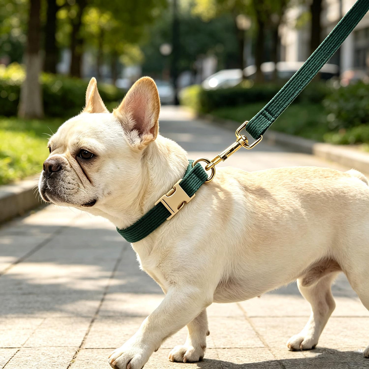 YUDOTE Corduroy Dog Collar and Leash Set - view 24