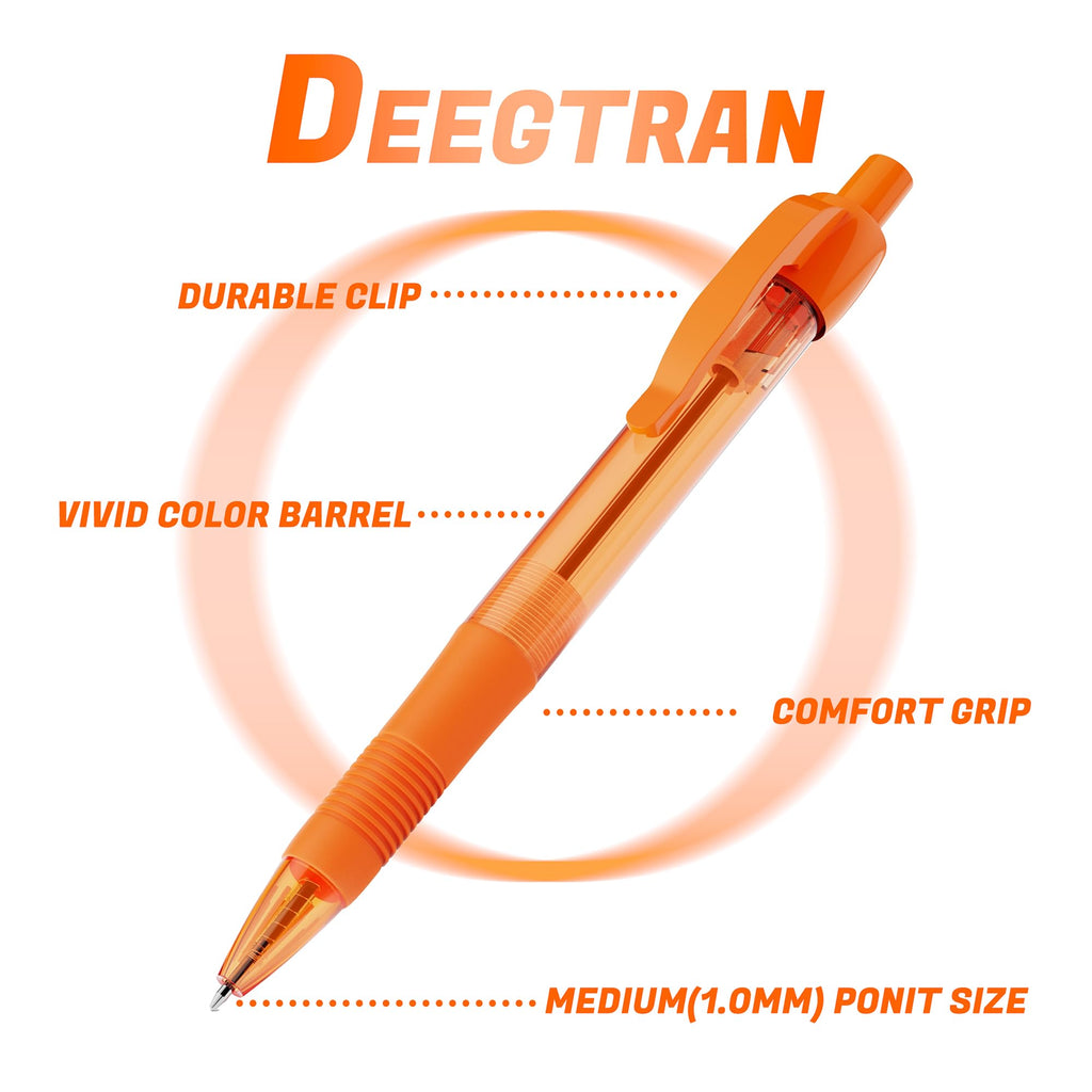 deegtran Ballpoint Pens 30 Pack - Orange view 1