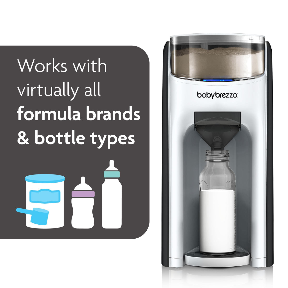 Baby Brezza Formula Pro Advanced Formula Dispenser + Bottle Maker Machine (FRP0046COM)