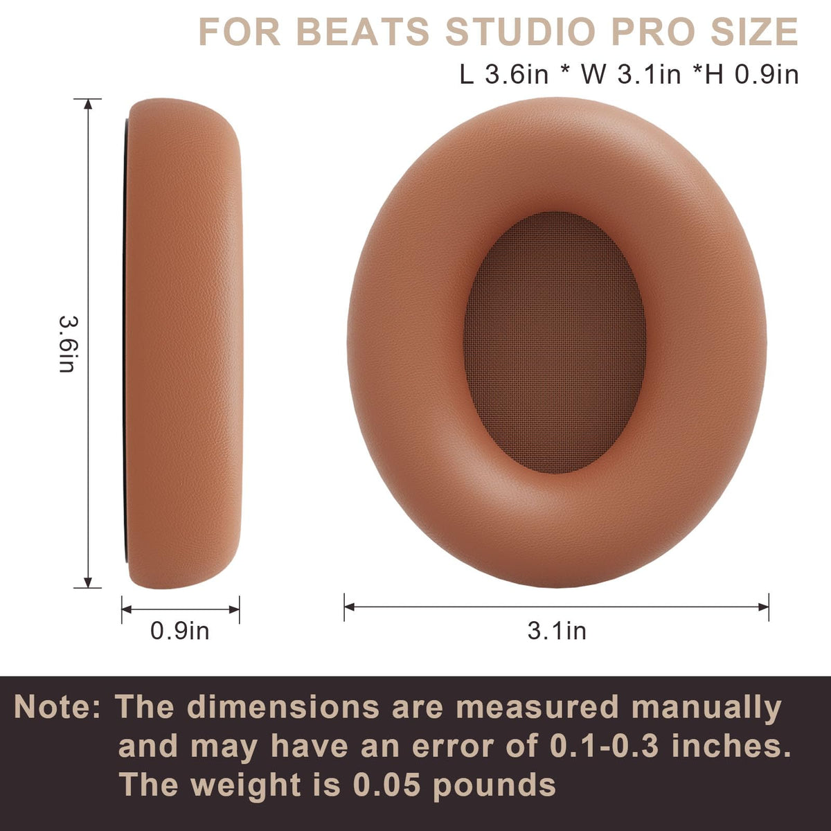 L LTGEM Replacement Ear Pads for Beats Studio Pro Headphone - view 2