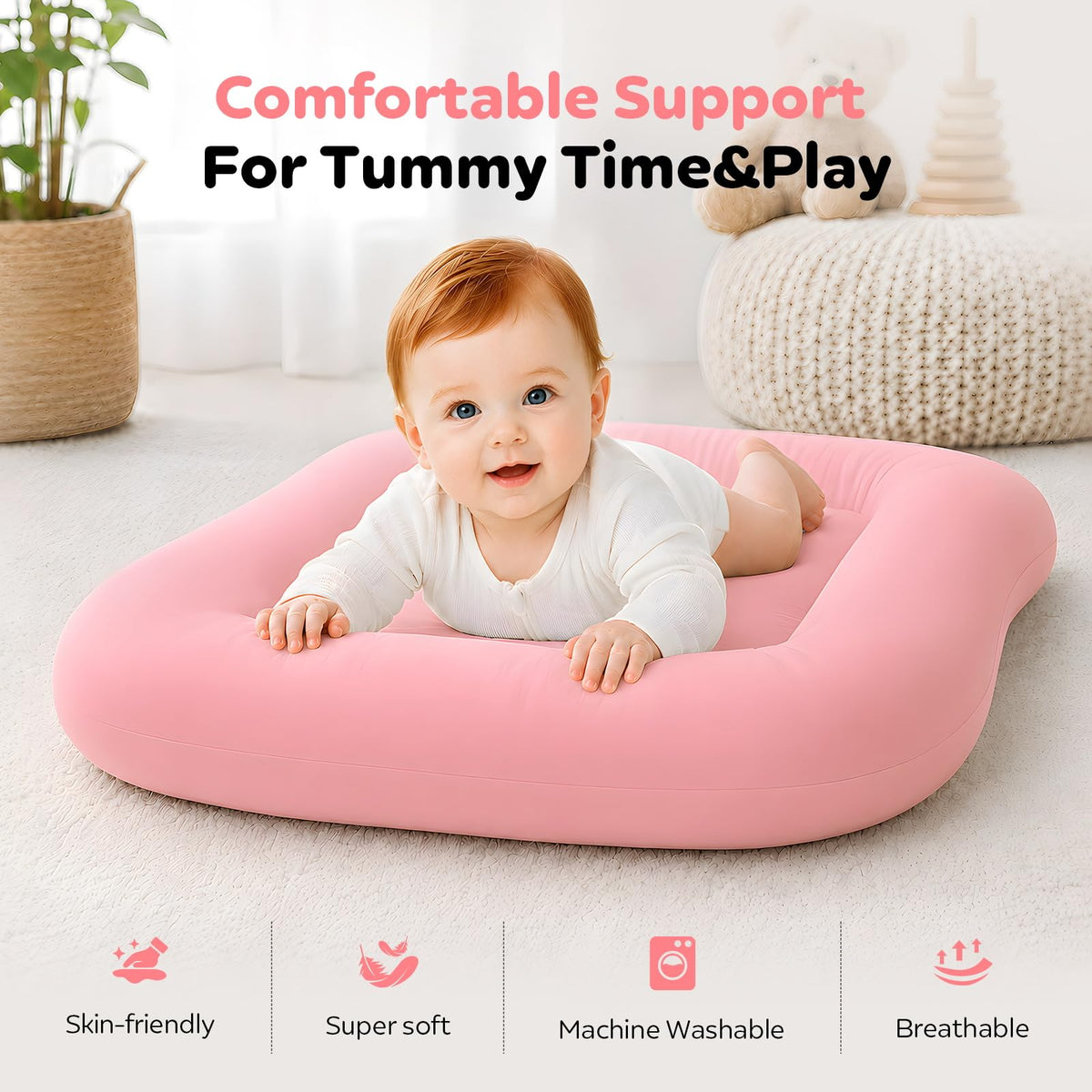 Mapotf Baby Lounger for Newborns 0-24 Months - Baby Essentials (CS-1243-A)