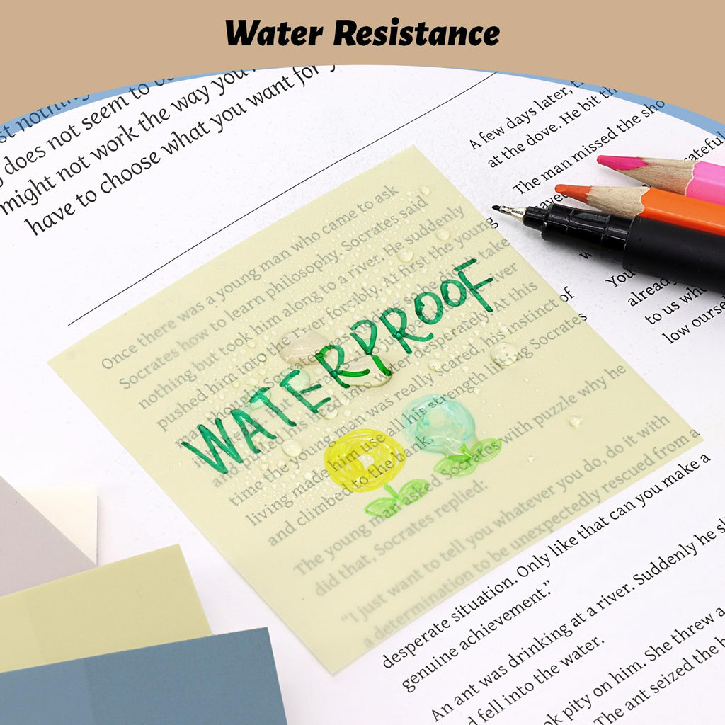 800 Sheets Transparent Sticky Notes