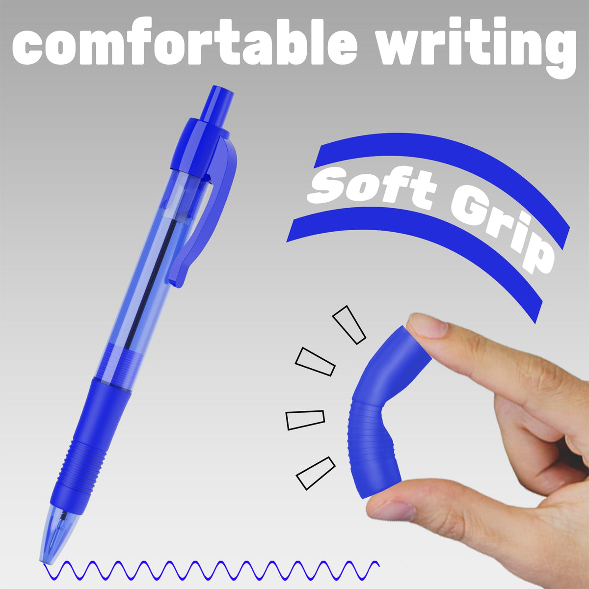 deegtran Ballpoint Pens 30 Pack - Blue view 3