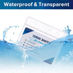 Badge Holders, Clear Waterproof ID